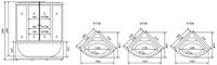 Душевой бокс Timo Lux 135х135 T-7735C с гидромассажем — фото 32, Душевые боксы