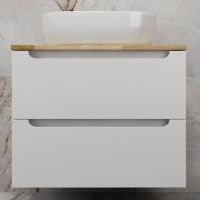 Тумба под раковину Style Line Бали 70 ЛС-00002338 подвесная Белый софт — фото 3, Мебель для ванной