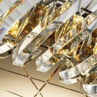 Товар: Люстра Divinare Megan 7568/18 LM-9 Прозрачная Бронза - фото 3 Люстра Divinare Megan 7568/18 LM-9 Прозрачная Бронза — фото 3, Люстры