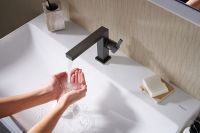 Смеситель для раковины Hansgrohe Tecturis E 73020670 Черный матовый — фото 4, Смесители для раковины