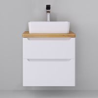 Товар: Тумба под раковину Jorno Wood 60 wood.01.60/P/W подвесная Белая - фото 6 Тумба под раковину Jorno Wood 60 wood.01.60/P/W подвесная Белая — фото 6, Мебель для ванной