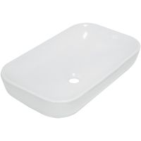 Раковина-чаша Sanita Luxe Infinity 60 WB.CT/Infinity/60-N/WHT.G/S1 Белая — фото 1, Раковины накладные