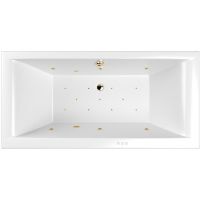 Акриловая ванна Whitecross Savia Duo 170x80 0103.170080.100.RELAX.GL с гидромассажем — фото 1, Ванны