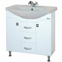 Тумба под раковину Bellezza Джулия 75 4631212000012 Белая — фото 1, Тумбы под раковину