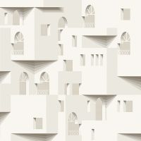 Обои Andrea Rossi Barbana 54288-1 Винил на флизелине (1,06*10,05) Серый, Архитектура — фото 1, Обои для стен