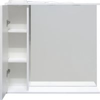 Товар: Зеркало со шкафом DIWO Дмитров 80 L СО-Дм04080-011Л с подсветкой Белое - фото 6 Зеркало со шкафом DIWO Дмитров 80 L СО-Дм04080-011Л с подсветкой Белое — фото 6, Мебель для ванной