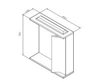 Товар: Зеркало со шкафом AM.PM Like 65 R M80MPR0651WG с подсветкой Белый - фото 10 Зеркало со шкафом AM.PM Like 65 R M80MPR0651WG с подсветкой Белый — фото 10, Зеркальные шкафы в ванную