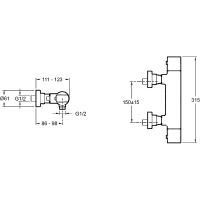 Товар: Смеситель для душа Jacob Delafon Aleo E72352-CP Хром - фото 2 Смеситель для душа Jacob Delafon Aleo E72352-CP Хром — фото 2, Смеситель для душа