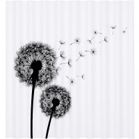 Штора для ванны WasserKRAFT Elbе 180х200 SC-72101 Цветы — фото 1, Шторы для ванной