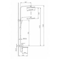 Товар: Душевая система Frap H60 F2460 Хром - фото 3 Душевая система Frap H60 F2460 Хром — фото 3, Душевые стойки