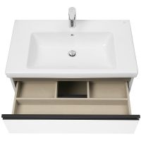 Товар: Тумба под раковину Roca Domi 80 A857459806 подвесная Белый глянец - фото 4 Тумба под раковину Roca Domi 80 A857459806 подвесная Белый глянец — фото 4, Мебель для ванной