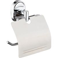 Держатель туалетной бумаги Ростовская Мануфактура Сантехники A3020 с крышкой Хром — фото 1, Держатели туалетной бумаги