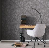 Обои Marburg Memoria 30368 Винил на флизелине (1,06*10,05) Серый/Серебряный/Бежевый, Штукатурка — фото 3, Обои для стен