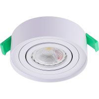 Встраиваемый светильник Crystal Lux CLT 059C1 WH Белый — фото 1, Точечные светильники