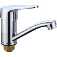 Смеситель для раковины Ростовская Мануфактура Сантехники Boou B8282-14A Хром — фото 1, Смесители