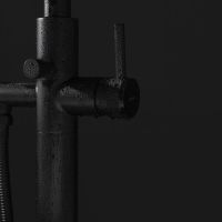 Смеситель для ванны Allen Brau Priority 5.31008-31 Черный матовый — фото 24, Смесители напольные