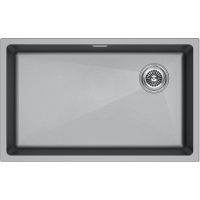 Кухонная мойка Paulmark Lumi 74 UNI-Skew LU74SK-GRM Серый металлик — фото 1, Кухонные мойки