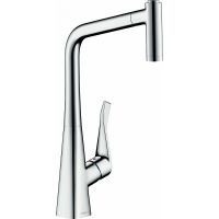 Смеситель для кухни Hansgrohe Metris 14820000 Хром — фото 1, Смесители для кухни