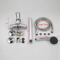 Смеситель для ванны Frap H701 F22701-B универсальный Хром — фото 6, Смеситель для ванны