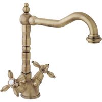 Смеситель для раковины Cezares Nostalgia NOSTALGIA-LS2-02 Бронза — фото 1, Смесители