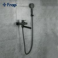 Смеситель для ванны Frap H801 F32801-6 универсальный Черный матовый — фото 10, Смеситель для ванны