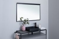 Товар: Зеркало Allen Brau Priority 100 1.31017.BB с подсветкой Черный браш - фото 14 Зеркало Allen Brau Priority 100 1.31017.BB с подсветкой Черный браш — фото 14, Мебель для ванной