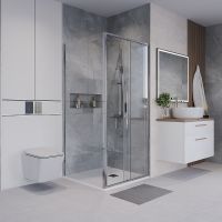 Товар: Душевой уголок Niagara Nova 100х90 NG-64-10A-A90-34 профиль Хром стекло прозрачное - фото 3 Душевой уголок Niagara Nova 100х90 NG-64-10A-A90-34 профиль Хром стекло прозрачное — фото 3, Душевые уголки