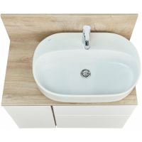 Товар: Столешница под раковину Aquaton Мишель 80 1A277003MIX40 с панелью Дуб эндгрейн - фото 2 Столешница под раковину Aquaton Мишель 80 1A277003MIX40 с панелью Дуб эндгрейн — фото 2, Раковины