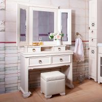 Зеркало Бриклаер Кантри 120 4627125414121 Бежевый дуб прованс — фото 2, Мебель для ванной