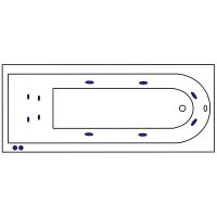 Товар: Акриловая ванна Excellent Aurum 170x70 WAEX.AUR17.HYDRO+.CR с гидромассажем - фото 3 Акриловая ванна Excellent Aurum 170x70 WAEX.AUR17.HYDRO+.CR с гидромассажем — фото 3, Ванны