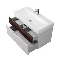 Товар: Тумба под раковину Creto Malibu 100 7-1079CS подвесная Chocolate Soft - фото 3 Тумба под раковину Creto Malibu 100 7-1079CS подвесная Chocolate Soft — фото 3, Мебель для ванной