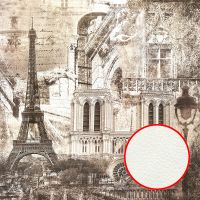 Фреска Ortograf Париж 5260 Фактура флок FLK Флизелин (2,7*2,7) Бежевый, Город/Абстракция арт-5260 (флок FLK) — фото 1, Фрески