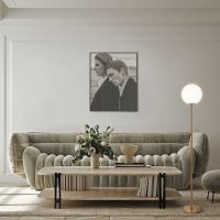 Торшер Maytoni Modern Ring MOD013FL-01BS Белый Латунь — фото 5, Торшеры