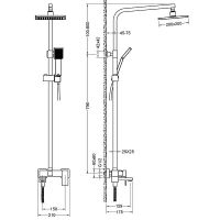 Товар: Душевая система Timo Selene SX-2013/17 Золото матовое - фото 2 Душевая система Timo Selene SX-2013/17 Золото матовое — фото 2, Душевые стойки