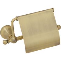 Держатель туалетной бумаги Veragio Gialetta VR.GIL-6481.BR с крышкой Бронза — фото 1, Держатели туалетной бумаги