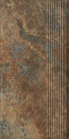 Ступень Ceramika Paradyz Ardis Rust Stopnica Prosta Struktura Mat 30х60 см — фото 4, Ступени и клинкер