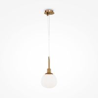 Подвесной светильник Maytoni Modern Erich MOD221-PL-01-G Белый Латунь — фото 8, Подвесные светильники