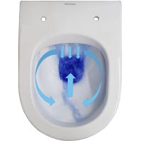 Унитаз Kerama Marazzi Sfera SF.wc.02 подвесной Белый глянцевый без сиденья — фото 5, Унитазы