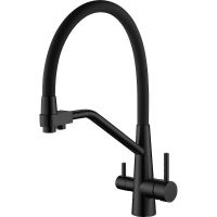 Товар: Смеситель для кухни Splenka S71.62.06 Черный матовый - фото 1 Смеситель для кухни Splenka S71.62.06 Черный матовый — фото 1, Смесители для кухни