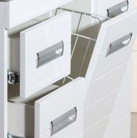 Товар: Тумба под раковину Bellezza Сиена 80 4633913080010 с бельевой корзиной Белая - фото 3 Тумба под раковину Bellezza Сиена 80 4633913080010 с бельевой корзиной Белая — фото 3, Мебель для ванной