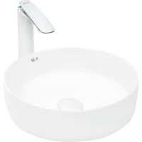 Раковина-чаша WeltWasser Elbach 3134 36 10000003854 Белый глянец — фото 1, Раковины накладные