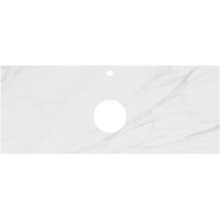Столешница под раковину Kerama Marazzi Plaza Classic Neo Монте тиберио 120 PL1.SG507120R\120 Белый мрамор — фото 1, Столешницы под раковину