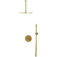 Товар: Душевая система Whitecross Y brushed gold YSET12GLB Брашированное золото - фото 2 Душевая система Whitecross Y brushed gold YSET12GLB Брашированное золото — фото 2, Душевое оборудование. Душевая программа