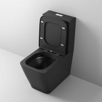 Унитаз компакт Grossman GR-4445BMS Черный матовый с бачком и сиденьем Микролифт — фото 6, Напольные унитазы