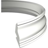 Карниз гибкий Европласт 1.50.273 2000x198x130 мм — фото 1, Карнизы