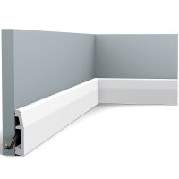 Плинтус Orac Decor SX125 2000x69x14 мм — фото 1, Плинтуса напольные