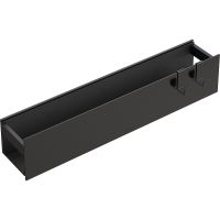 Металлическая полка Boheme Space 10966-SGM Оружейная сталь глянцевая — фото 1, Полки для ванной и душа