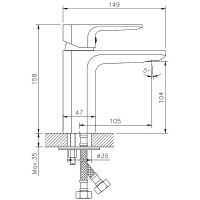 Товар: Смеситель для раковины Koller Pool Trend TR0200 Хром - фото 2 Смеситель для раковины Koller Pool Trend TR0200 Хром — фото 2, Смесители