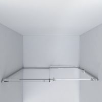 Душевая дверь Vincea Como 140 VPS-1C140CL профиль Хром стекло прозрачное — фото 4, Душевые двери в нишу