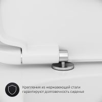Товар: Унитаз компакт AM.PM Spirit V2.0 FlashClean CK70C1804W с гигиеническим душем и ершиком с бачком и сиденьем Микролифт - фото 12 Унитаз компакт AM.PM Spirit V2.0 FlashClean CK70C1804W с гигиеническим душем и ершиком с бачком и сиденьем Микролифт — фото 12, Напольные унитазы